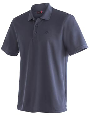 Maier Sports Ulrich, Herren Poloshirt, Leichtes Piqué-Funktionsshirt | Für Wandern und Freizeit, Dryprotec Technologie für schnelles Trocknen, Atmungsaktiv, Perfekt für den Sommer