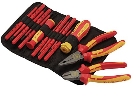 Draper 94860 XP1000 VDE Slimline Interchangeable Screwdriver and Pliers Set (14 Piece)