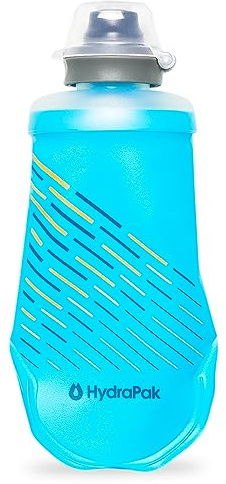Hydrapak Softflask 150ml - Zusammenklappbare Trail Running Vest Soft Nutrition Flask Flasche - (150 ml/4 oz), Malibu Blue