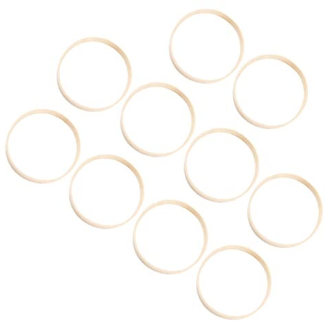 Homoyoyo 10stücke Bambus Diy Stickrahmen Stickkreis Bambusring Für Handarbeiten Und Quilten Mit Vielseitig Einsetzbar Für Heimwerkerprojekte