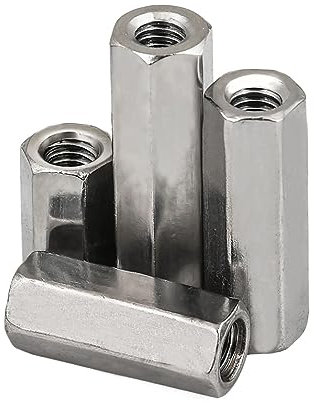 1Pcs M12 M14 M16 M18 M20 Rechts Und Links Gewinde Hex Stange Kupplung Muttern 304 Edelstahl Lange Hex Mutter Verbindung Gewinde Mutter (Color : 1Pcs, Size : M18x100 (S27))