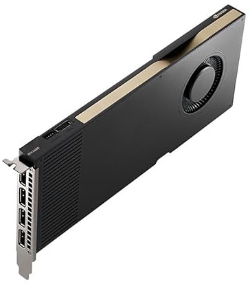 NVIDIA Nvidia Quadro RTX A4000 16GB GDDR6 4x DisplayPort, Expansion Bracket, PCIe Express Professional Graphic Card, 8K support (Renewed)
