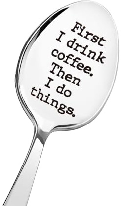 Best Friend Birthday Christma Gifts for Boyfriend Gilrfriend Coffee Spoon Gift for Dad Mum
