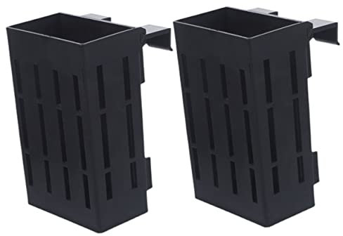 SUPVOX 2pcs Aquarium Hanging Plant Pots for Aquatic Plants Fish Tank Accessories Plastic Pots for Tank