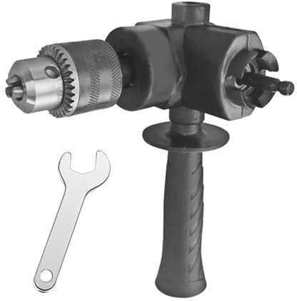 90 Degree Angled Drill Attachment Adapter for Tight Space Compatibles with Various Drill for Woodworking Craft Project