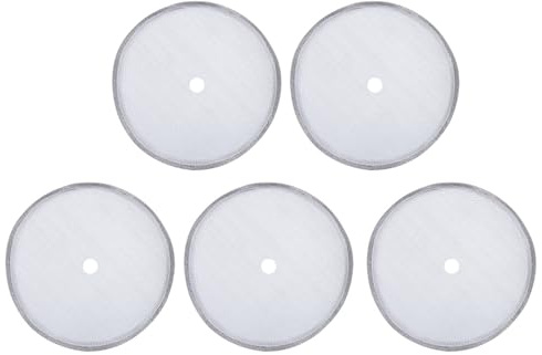 KooingTech 5PCS 8cm French Press Ersatzfilter, Für 600Ml French Press Sieb | 150 Mesh Feinfilter, Filtert Große Partikel Effektiv Heraus, Edelstahl, Für Familien Und Cafés
