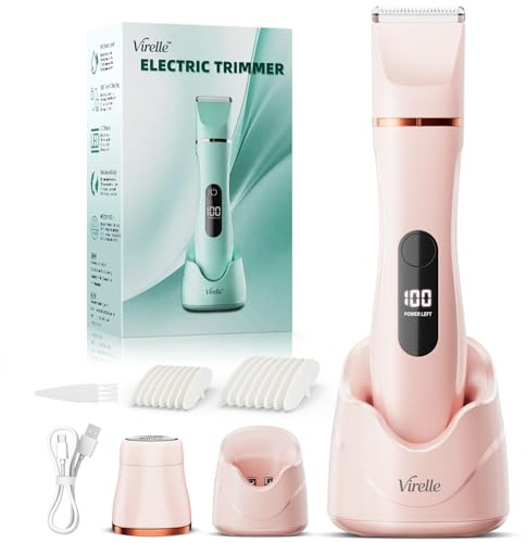 Rasoio da donna, Epilatore viso femminile 2 in 1, tosaerba femminile impermeabile per peli del corpo e del viso, rasoi elettrici, tosaerba scatole regalo