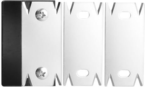 Bestgle Edge Banding Trimmer with 2Pcs Replaceable Blades for Woodworking Deburring, Stainless Steel Blade Veneer Edge Hand Planer Cutter Tool for PVC ABS Melamine Wood Corners