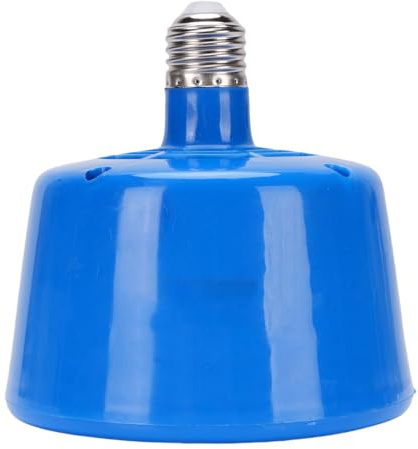Sunicon Wärmelampe mit Hühnerkoop, Heizheizung von Hähnchen, Geflügel Wärmelampe sichere Temperaturregelung, Energieeinsparung geeignet für Haustierkäfigheizungslampe (Blau)