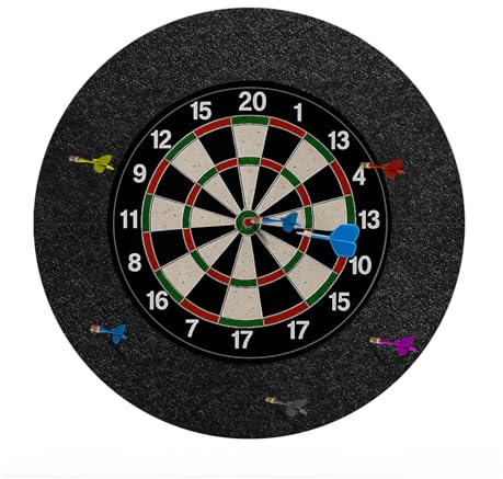 Rdutuok Profi-Surround & Wandschutz für Dartscheiben, Dart Catchring Surround – Schutzring und Umrandung für Dartboards Zuhause & Outdoor