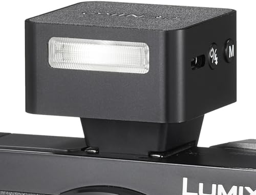 ZENIKO ZT08 O Mini TTL Aufsteckblitz für Olympus OM-D/Panasonic Lumix G – 47g Leicht, USB-C, 28mm Weitwinkel, OLED Display, 740 Blitze, Retro Look (Schwarz)