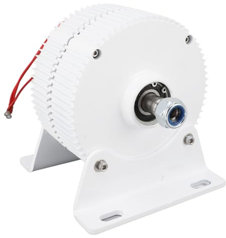 Qcwwy Generatore Eolico Trifase a Magneti Permanenti 48V, Acciaio Al Carbonio, per Siti Industriali (400W)