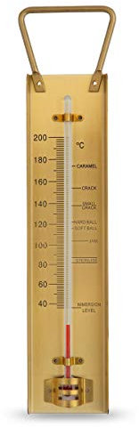 Brass Sugar & Jam Thermometer. Ideal preserve or confectionery thermometer