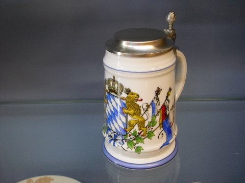 Bierseidel Bier-Krug 0,5 L Wappen Fahnen