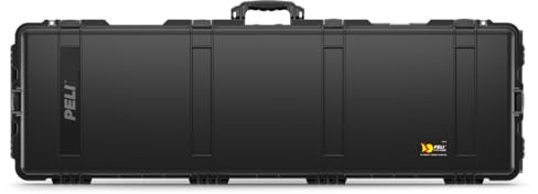 PELI 1770 Großer Schutzkoffer für Stativ und Lange Ausrüstung , IP67 Wasser- und Staubdicht, 120L Volumen, Mit Schaumstoffeinlage (Anpassbar), Schwarz