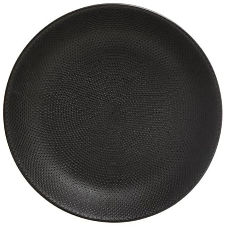 Secret de Gourmet - Lot de 6 Assiettes Creuses Caviar 20cm Noir