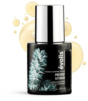 évolis PREVENT Activator Hair Treatment - Preventative Treatment for Thinning Hair - Hair Growth Treatment - Hair Loss Treatment for Men and Women (1.7 fl oz) | Award-winning scalp serum that protects against premature hair loss. Clinically tested for sensitive scalps with rosemary oil