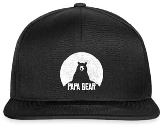 Spreadshirt Papa Bear Vatertagsgeschenk Snapback Cap