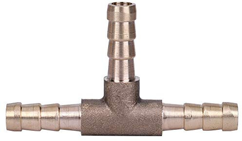 Messing T St¨¹ck 3 Wege Kraftstoffschlauch Verbindungsverbinder Messing Schlauchverbinder Adapter Druckluft ?l Gasleitung(6mm) , auto reparatur werkzeug