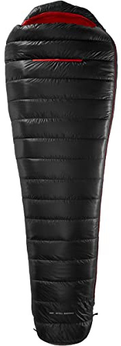 Y by Nordisk VIB 250 Schlafsack, Black-Fiery red, XL Links