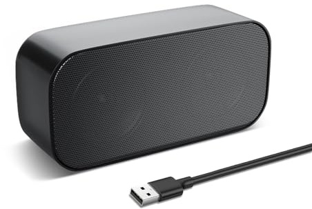 USB-högtalare för stationära datorer, USB-drivna, USB-drivna, mini-soundbar, plug-and-play, lämplig för bärbara datorer, stationära datorer, PC-spel, filmer och