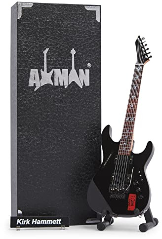 Kirk Hammett (Caution Hot) Miniaturgitarre - Musikgeschenke - handgefertigte Verzierung