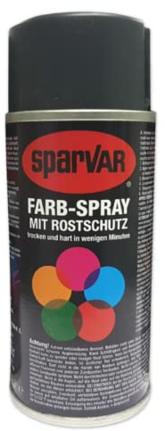 Ulimex Zaunland SparVar Farbspray anthrazit 150ml RAL 7016 - Lackspray Zaunreparatur - primerer Rostschutz für Metallzäune im Innen- und Außenbereich - Spraydose Farbe - Sprühfarbe