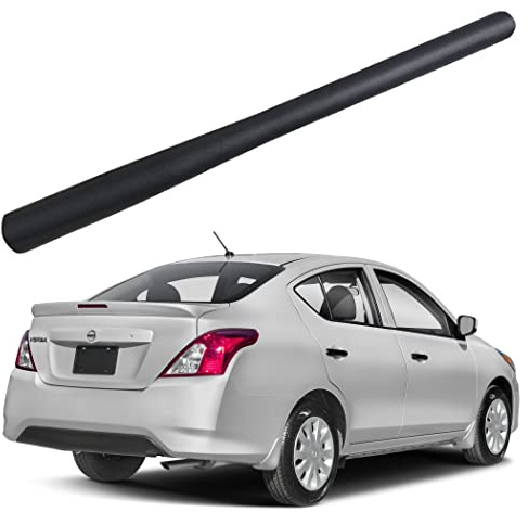 Rubber Antenna for Nissan Versa (2012-2019), Nissan Versa Antenna - 7 Inch Car Wash Proof, Internal Copper Coil Antenna Mast Replacement