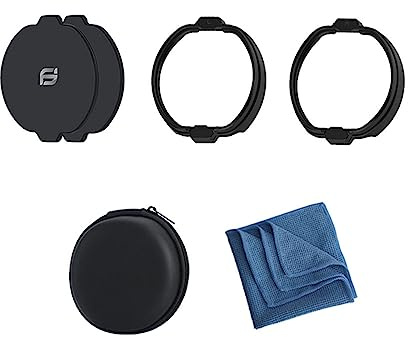 HUAYUWA Cubierta protectora de lente antiluz azul compatible con kits de accesorios PS VR2, marcos de lente de miopía de absorción magnética, pieza ligera y antiarañazos