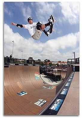 YBHF Skateboard-Poster Skateboard (3) Poster, Wandkunstdruck, Retro, ästhetische Raumdekoration, Bürodekoration, 40 x 60 cm, ungerahmt