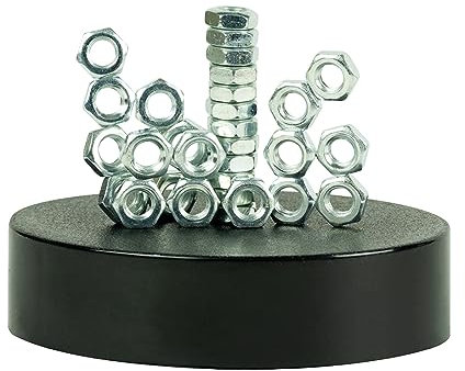 Funtime Gifts Magnetic Sculpture – Create Endless Artistic Designs with Magnetic Force!, Silver