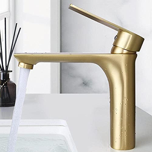 Bathroom Taps Sink Taps for Bathroom Brass Sink Faucet Faucet Bathroom Sink hot and Cold Water countertop Mounted Washstand Crane Deck Mounted Faucet