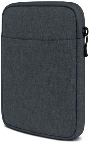 moex Case for Amazon Kindle (2019) - Sleeve Bag with Compartment for Accessories, E-Book Reader Protective Case Minimalist with Zip, Water-Repellent, Anthracite