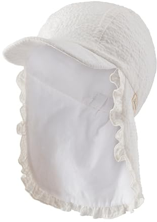 Sterntaler Mädchen Sonnenhut Schirmmütze Nacken Rüsche