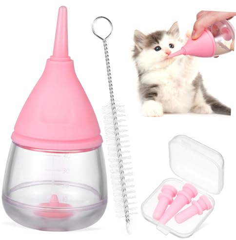 SUPVOX Pet Feeding Bottle Puppy Milk Feeder Kitten Nursing Bottle Kit for Newborns