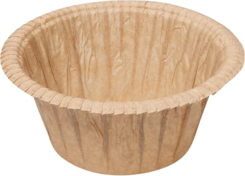 ABENA Moldes marrones para cupcakes, paquete de 24 moldes para tartas. Los moldes para magdalenas miden 50 mm. Moldes de papel a prueba de grasa para hornear/moldes para tartas. Elige tazas para