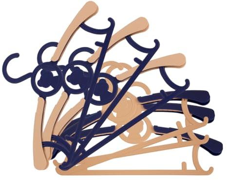 Lot de 6 cintres Extensibles pour Enfants Teddy Bear | Plastique