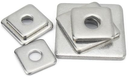 1/10/50 stücke 304 Edelstahl Flache Unterlegscheibe Verdicken Quadratische Dichtung Vorhang Wand Shim Metall Ring M3 M4 M5 M6 m8 M10 M12 M14 M16 M18 M20(M20 x 60 x 5 (1pcs))