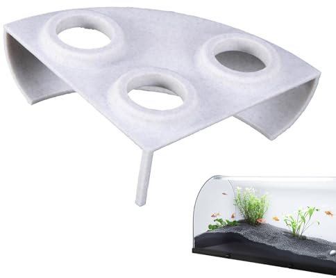 Liqzirtu Aquarium Underground Tunnel - Betta Tunnel Shrimp Tunnel, Aquarium Decor Shrimp | Aquarium Shrimp Cave Shelter, Underground Fish Tank Cave Aquarium Decoration for Aquarium Hiideout