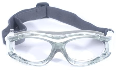 [Psdndeww] Sportbrille für Kinder, Radfahren, Basketball, Fußball, Schutzbrille mit verstellbarem Riemen