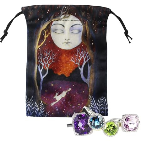 Tarotkortsväska | Dragsko sammet tärningspåse | Leksakshållare för bil utomhus kontor camping daglig sovsal klassrum skåp trädgård, Sxf15#, Refer to description, Unisex