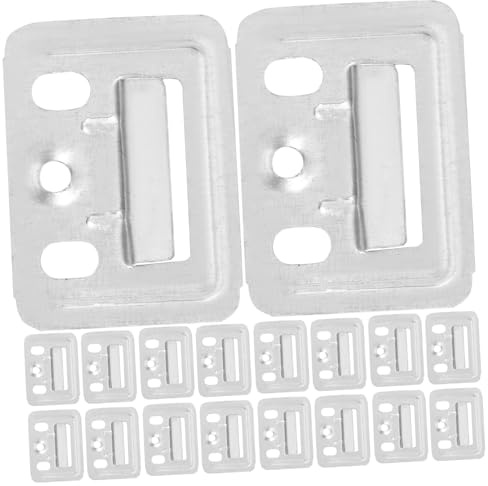 Toddmomy 100 pièces Lot de Clips Muraux Métalliques Galvanisés pour Fixation Rapide et Robuste de Panneaux Muraux Supports Suspendus pour Meubles et Panneaux Décoratifs