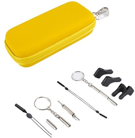CYMNER Double Brillenetui, Dual Glasses Sunglasses Organizer with Zipper Closure, Hard Shell Large Glasses Case for Women & Men Travel Accessories, Double Brillenetui Case PU Material
