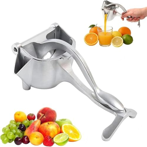 Fresh Fruit Juice Extractor – 2026 Upgraded Hand Juicer Squeezer Lemon Juicer Manual Hand Press with Ergonomic Grip, Easy to Use and Clean, Ideal for Home, Kitchen, Restaurant