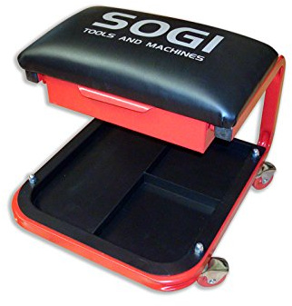 Sogi X4-01 SGABELLO OFFICINA CARRELLO OFFICINA IDEALE PER AUTO MOTO QUAD