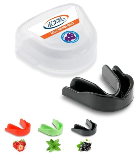 Game Guard Boil & Bite Mundschutz Zahnschutz – für Kinder & Erwachsene – Hockey, Boxen, Rugby, Fußball, Kampfsport, MMA, Karate, Kickboxen, Taekwondo, Handball
