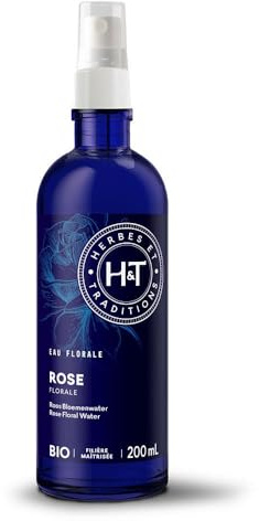 Herbes et Traditions Eau Florale Aromatisante Rose Bio 200 ml