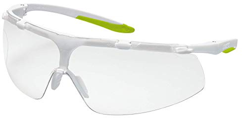 Uvex Super Fit Schutzbrille - Supravision Excellence - Transparent/Weiß-Grün