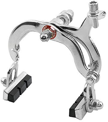 Alhonga Morsetti freno BMX in acciaio – Alhonga , Argento(1 Unità)