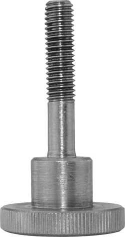 Rändelschrauben M6 X 16 DIN 464 hohe Form, Edelstahl A1 (5 Stück) - Stellschrauben Daumenschrauben V1A